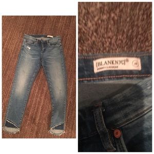 Blank NYC never worn crop jeans